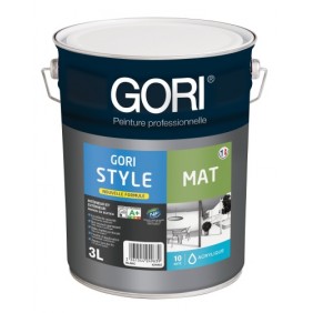 Peinture acrylique - murs et plafonds - 3 L - GoriStyle Mat Gori