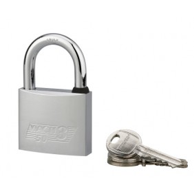Cadenas à clé - laiton nickelé avec anse acier inoxydable - MACH.3 - 50mm FTH THIRARD
