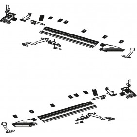 Kit Folder - 2 rails de guidage pour armoire SALICE