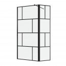 paroi-de-douche-fixe-volet-noir-mat-verre-transparent-bricks-100+40x195cm-aurlane.jpg AURLANE