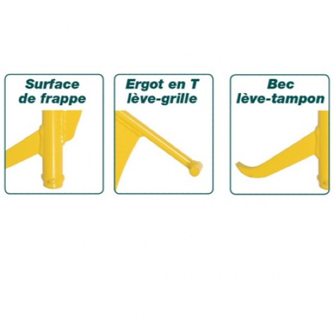 Lève grilles et tampons d'égout ergonomique - Toucan Nanovib - Bricozor 3.jpg LEBORGNE