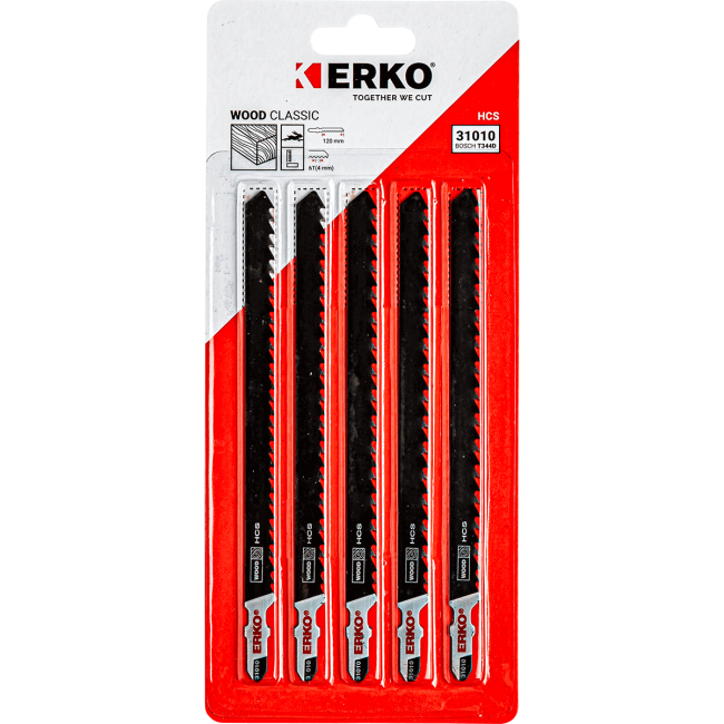 Lame de scie sauteuse -  bois - coupe droite - 100 mm - carte de 5 - Bricozor 2.png ERKO