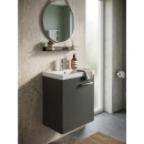 Meuble lave-mains suspendu Palerme graphite - 40x60 cm Néova