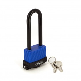 Cadenas laiton gainé - étanche - anse longue inox - 70 ABUS