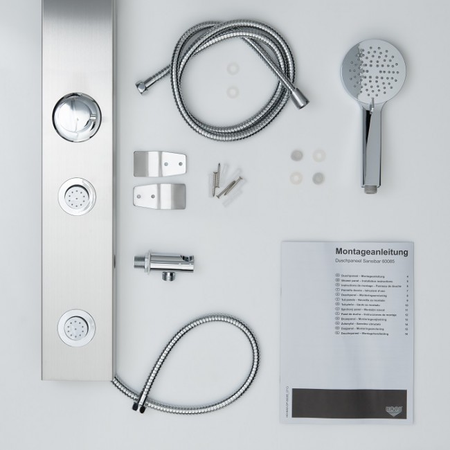 Panneau de douche - acier inoxydable - Sansibar 5.jpg SCHÜTTE