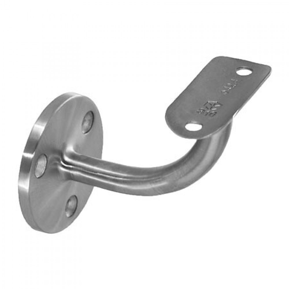 SUPPORT MURAL RÉGLABLE INCLINABLE TUBE INOX Ø 42.4 