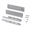 Tiroir extérieur Vertex 3D aluminium - hauteur 131 mm - charge 40 kg EMUCA