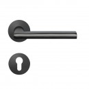 Poignées de porte sur rosaces rondes affleurantes série EPL 54 Montana KARCHER DESIGN