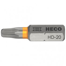 Embout de vissage pour vis HECO à empreintes HECO-DRIVE - longueur 25mm HECO