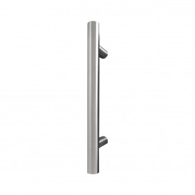 Poignée de tirage tube forme T ES8 pour porte battante - inox satiné KARCHER DESIGN