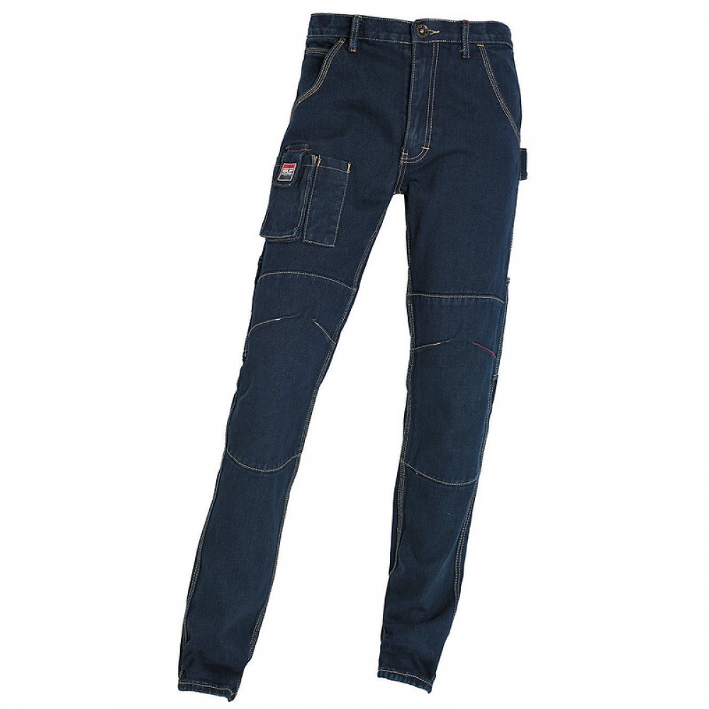 Jeans multipoche très résistant en coton - WESTERN KIPLAY | Bricozor