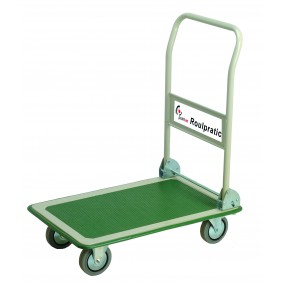 Chariot pliant Roulpratic vert “LE VRAI” - charge 300 kg GUITEL