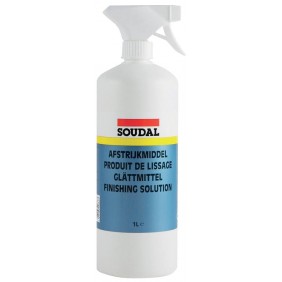 Produit de lissage Soudal -finition lisse -incolore -pulvérisateur 1L SOUDAL