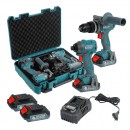 Pack perceuse-visseuse à percussion et visseuse à chocs 20V - Batterie 4Ah et 2Ah - KS IDISD 20V KONNER & SOHNEN