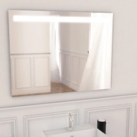 Miroir de salle de bain - éclairant - avec système anti-buée -Sunset SALGAR