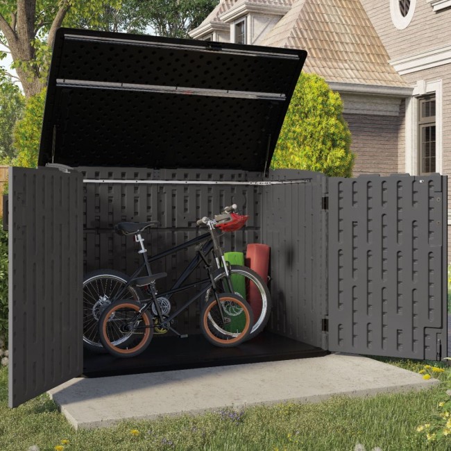 Coffre de jardin polyéthylène Stowaway - 1,98 m³ - plancher inclus - Bricozor 3.jpg SUNCAST