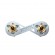 Kit de fixation pour cloison Star Tita-fix - diamètre 16 mm