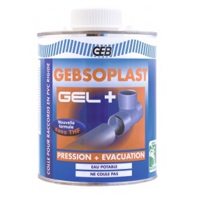 Colle PVC - canalisation - raccords sous pression - Gebsoplast Plus GEB