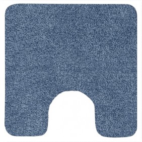 Tapis de WC - 55x55cm - Bleu - Acrylique - antidérapant - Brizzolo SPIRELLA