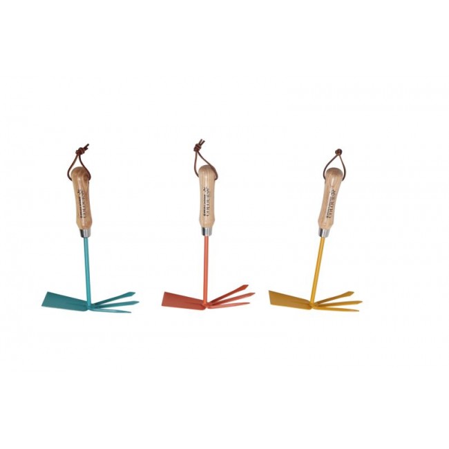 Serfouette à fleurs panne et fourche - manche bois - Colours - Bricozor 1.jpeg SPEAR AND JACKSON