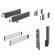 Kit tiroir DesignSide ArciTech - profil H126 mm - dos H218 mm