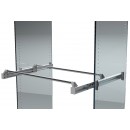 Barres de support coulissantes pour rangements de penderie AMBOS