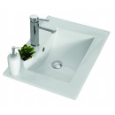 Plan vasque céramique blanc 610 x 460 mm Angelo Néova