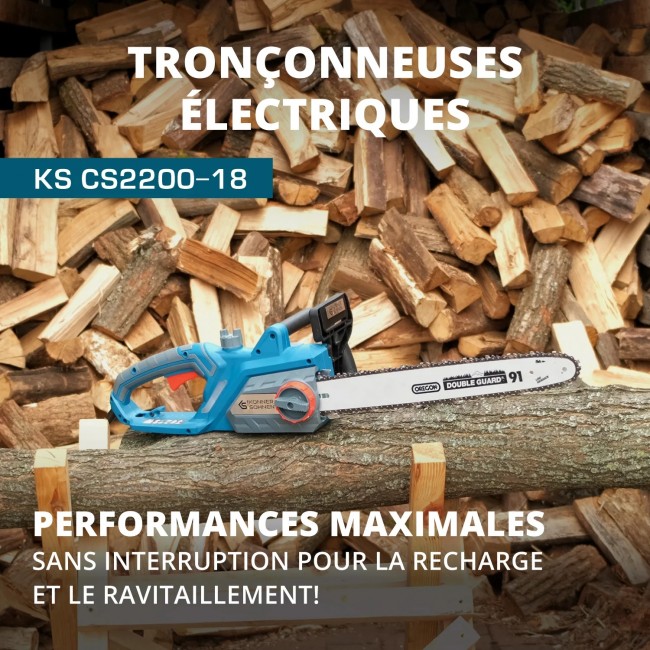 Tronçonneuse électrique 2400W - 45 cm - KS CS2400-18 - Bricozor 1.jpeg KONNER & SOHNEN