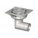 Siphon inox - couverture brillante - sortie horizontale - Showerdrain Eko