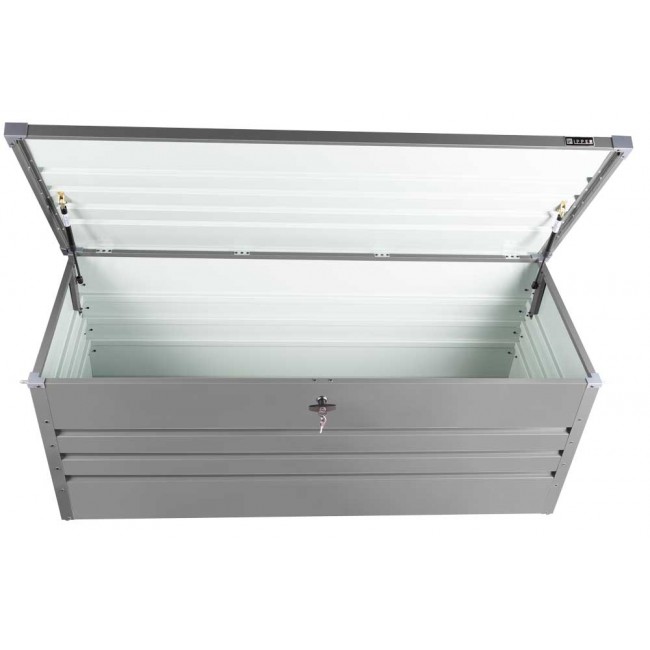 Coffre de rangement métallique - 1650 x 700 x 620 mm - anthracite - Bricozor 2.jpeg ZIPPER