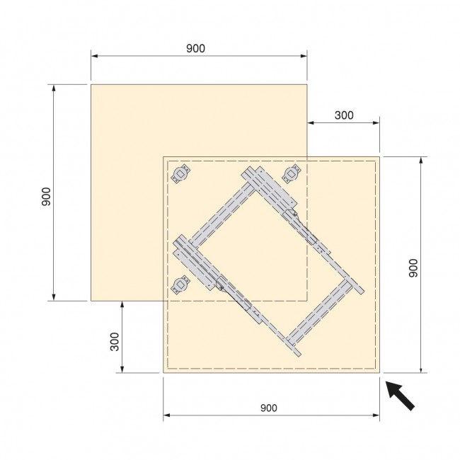 schema Coulisses pour plateau coulissant - table d'appoint - Corner.jpg EMUCA