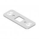 Gâche basse plate inox - pour crémone pompier - 65 x 25 mm LA CROISÉE DS