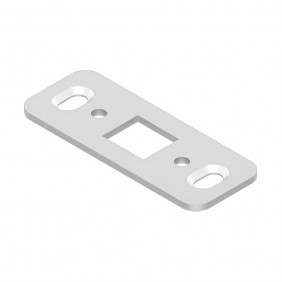 Gâche basse plate inox - pour crémone pompier - 65 x 25 mm LA CROISÉE DS