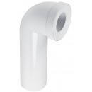 Pipe WC longue 350 mm - joint élastomère Ø65/95 mm - sortie Ø100 NICOLL