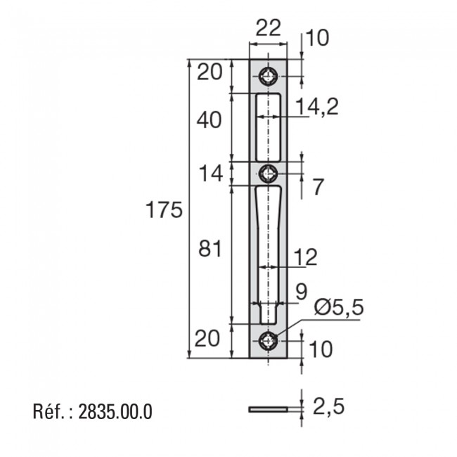 Gache-menuiserie-alu-2835-stremler-schema.jpg ASSA ABLOY