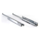 Coulisses à billes Quadro 25 2D Push to Open - charge 25 kg - sortie partielle HETTICH