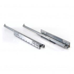 Coulisses à billes Quadro 25 2D Push to Open - charge 25 kg - sortie partielle HETTICH