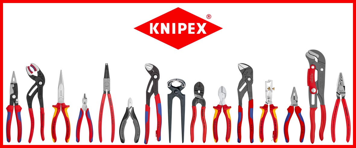 Tous les outils Knipex disponibles chez Bricozor