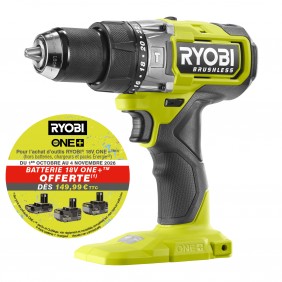 Perceuse visseuse à percussion Brushless 18V ONE+™ - Solo - RPD18BL2-0 RYOBI