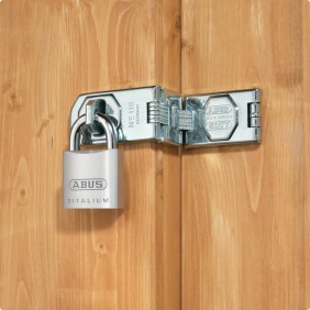 Cadenas à clé varié Titalium™ - anse acier cémenté - 64TI - à l'unité ABUS