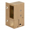 Gâche électrique à émission et contact stationnaire - 12 volts - 1 MÉTALUX