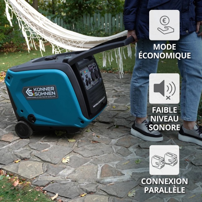 Groupe électrogène:onduleur à essence:gaz - 4 kW - 230V - KS 4000iEG S - Bricozor 5.jpeg KONNER & SOHNEN