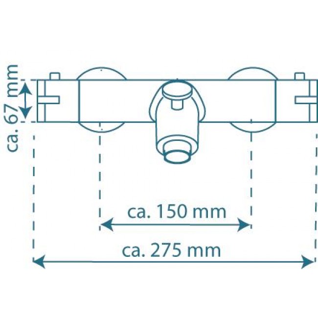 schema Mitigeur thermostatique - bain - chromé London.jpg SCHÜTTE