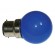 Ampoule LED - B22 - IP44 - Bleu
