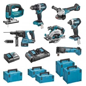 Pack de 7 outils électroportatifs Makita 18 V - DLX7014PTJ MAKITA