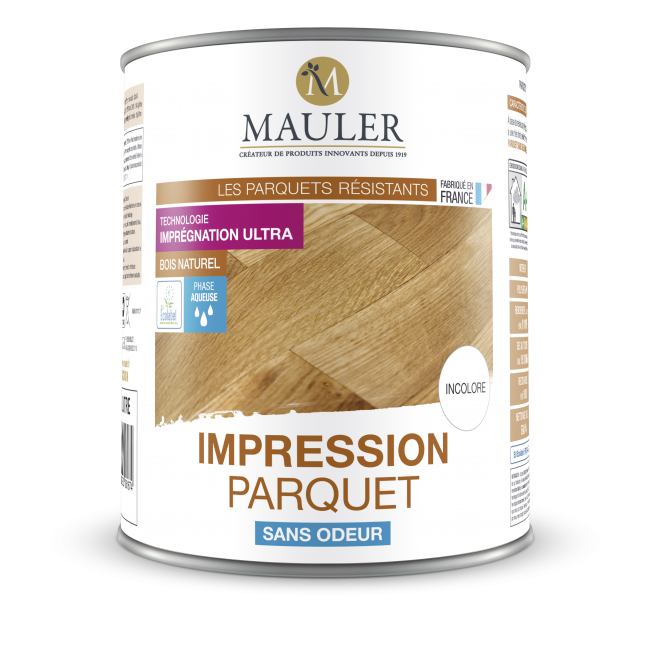 Impression parquet - sous-couche - incolore Mauler