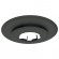 Plaque de propreté ronde noir mat pour tubage flexible inox