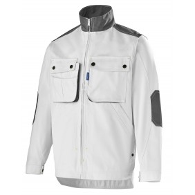 Blouson de peintre avec manches amovibles Craft Paint blanc et gris CEPOVETT SAFETY