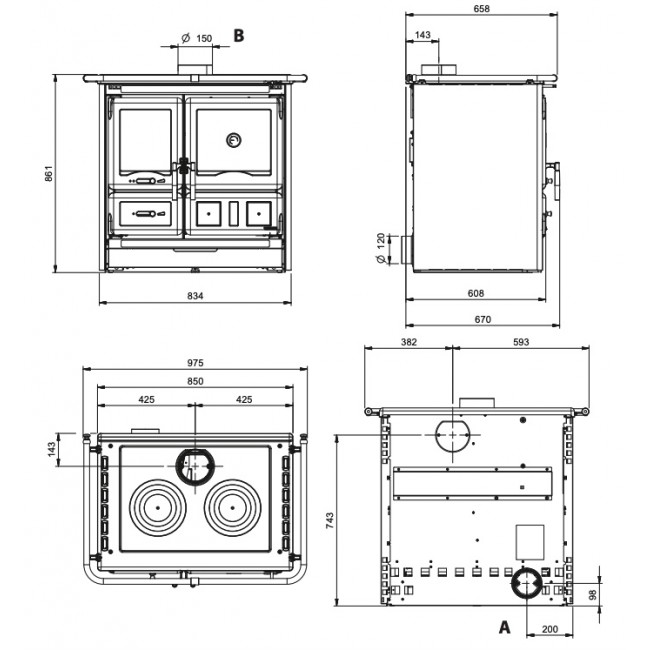 schema-cuisiniere-bois-rosa-l-5-0-steel-la-nordica-bricozor.jpg LA NORDICA EXTRAFLAME