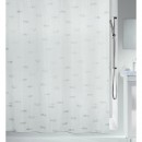 Rideau de douche - 180 x 180 cm - Argent - Polyester - Kos SPIRELLA